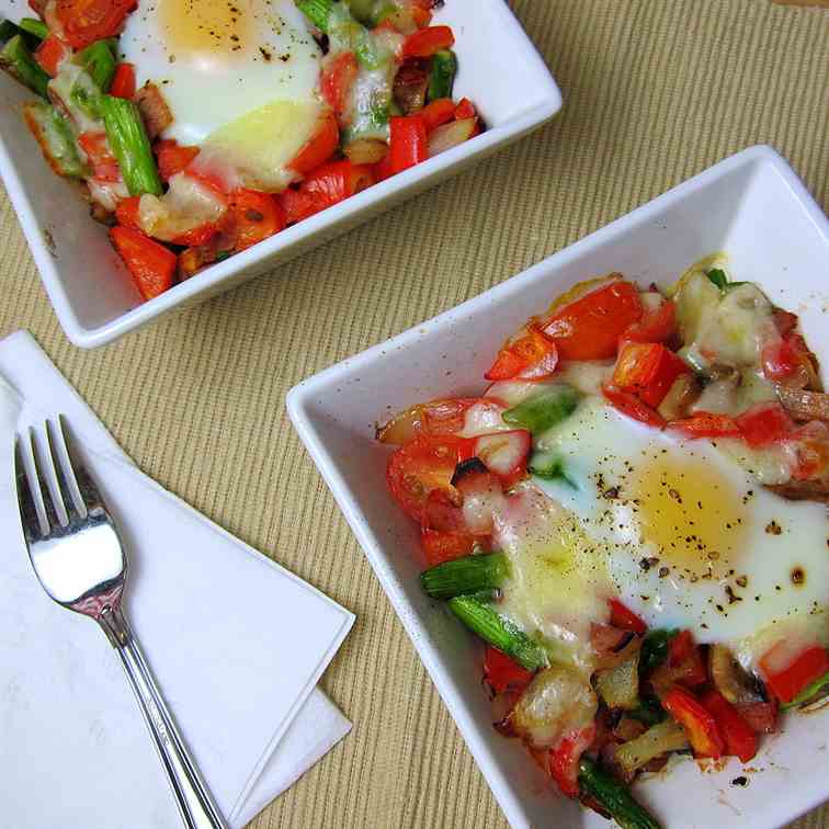 Breakfast Veggie Bake Surprise