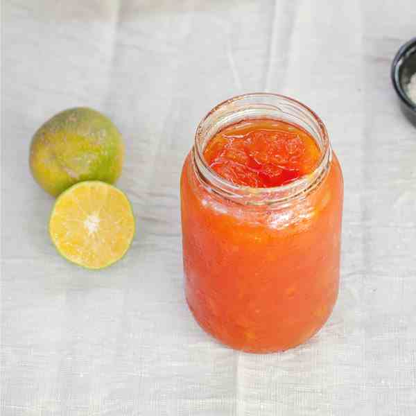 Papaya Lime Jam-