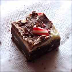 Triple Chocolate Peppermint Brownies