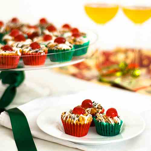 Mini Christmas Cake Bites