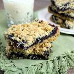 Blueberry Crumble Bars