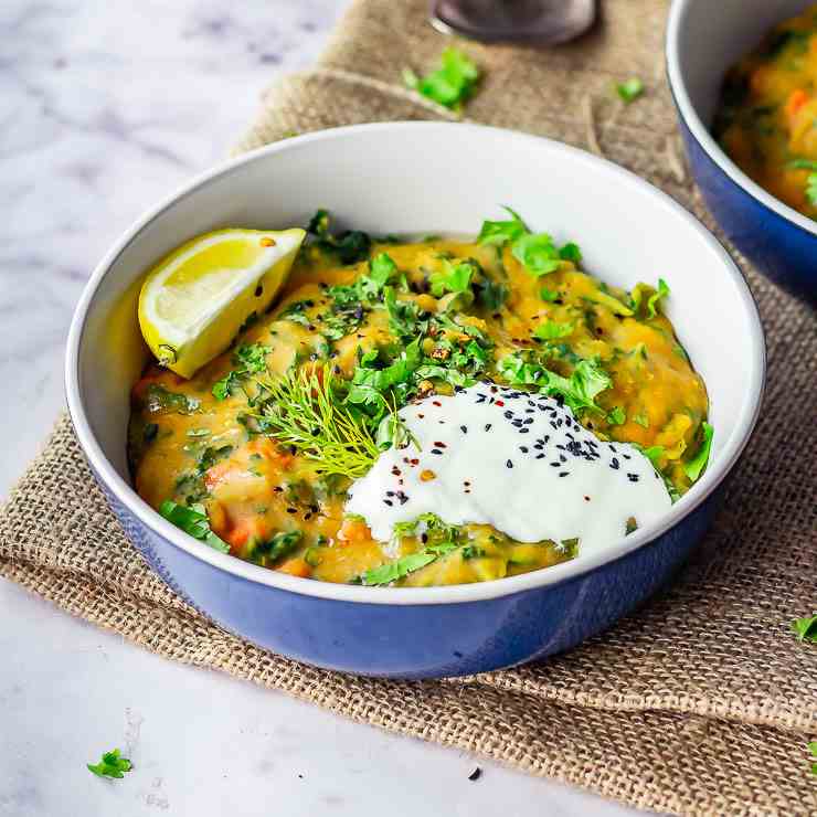 Pressure Cooker Smoky Lentil Stew