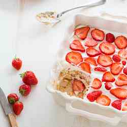 Strawberry tiramisu