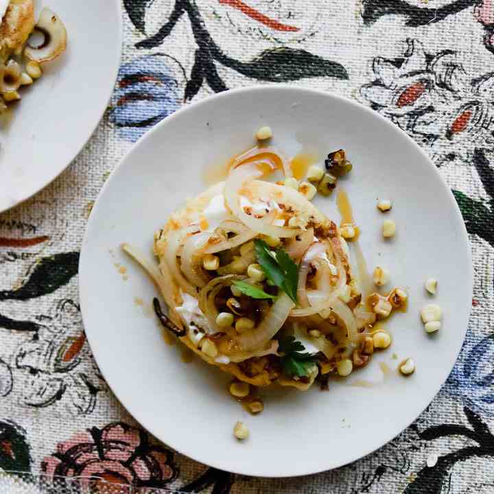 Colombian Spicy Vegetable Arepas