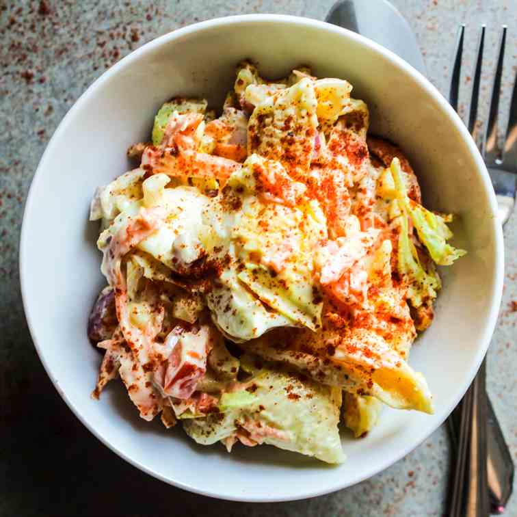 Lightened Up Amish Pasta Salad