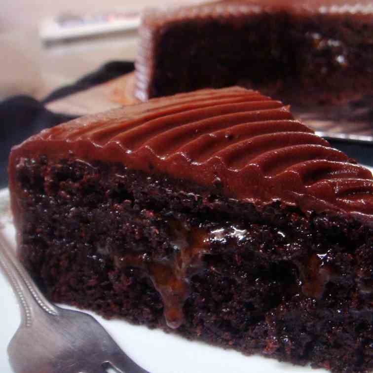 Chocolate Salted Caramel Cake
