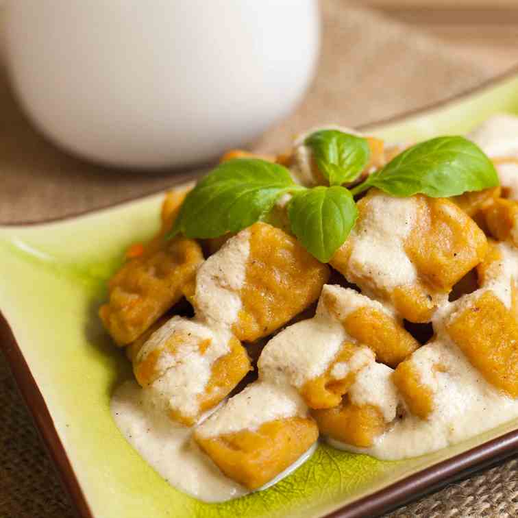 Sweet Potato Gnocchi Vegan and Gluten-free