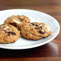 Whole Wheat Chocolate Chunk Cookies