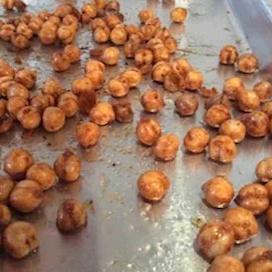 Healthy Roasted Chickpeas