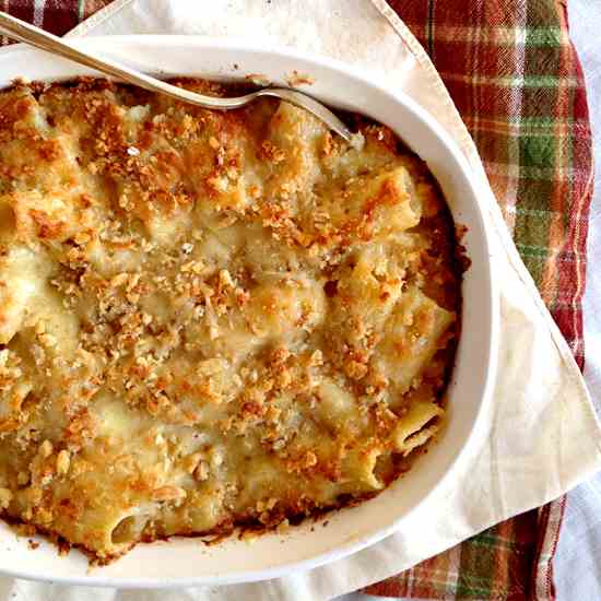 Baked Two-Cheese Rigatoni