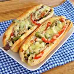 Philly Cheesesteak with Garlic Aioli