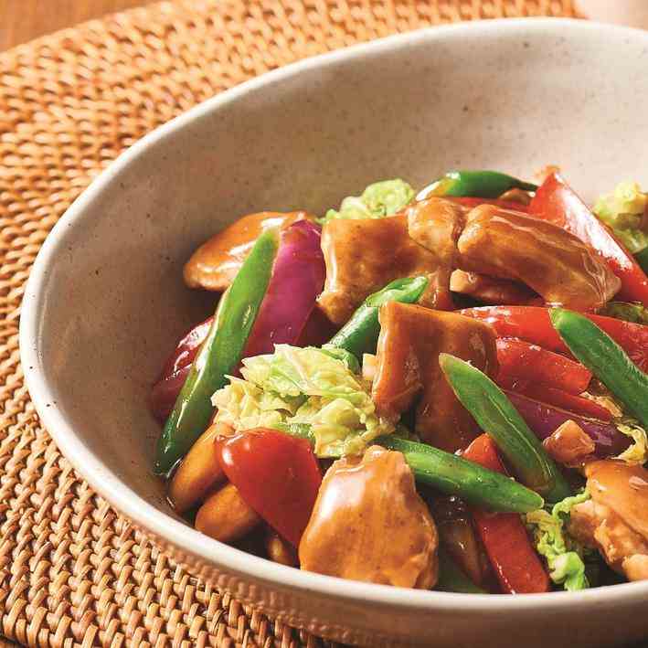 Honey Garlic Chicken Stir Fry