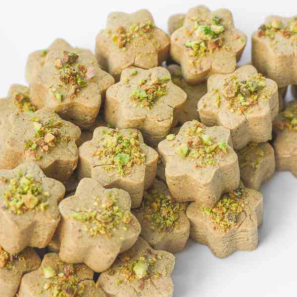 Persian Chickpea Cookies with Pistachio