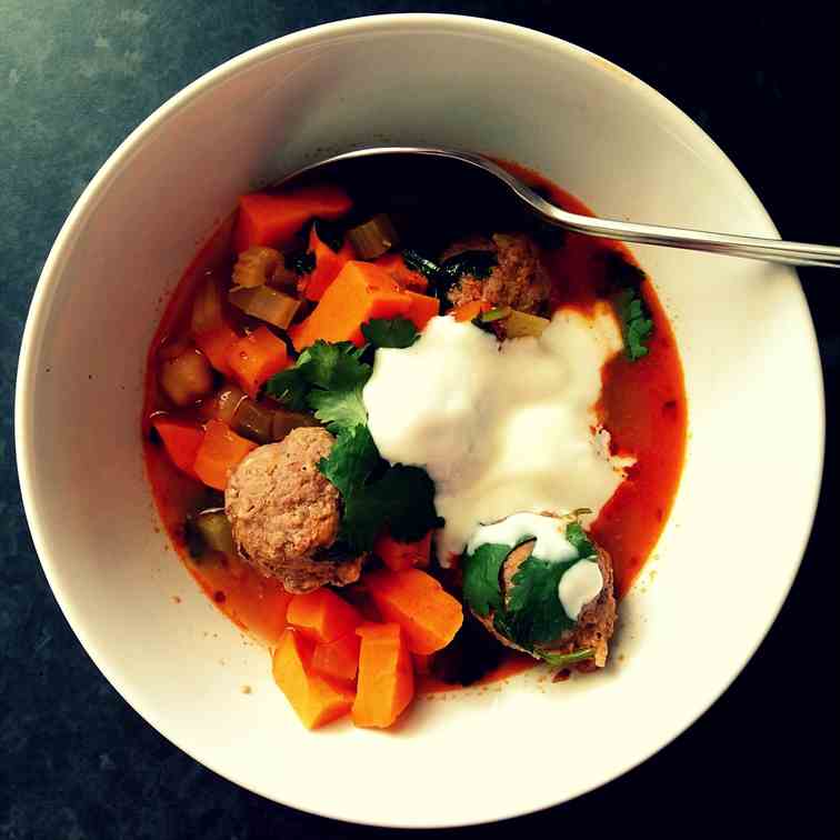 Veg - Meatball Soup