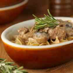 Crockpot Beef Stroganoff