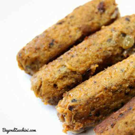 Grillable Vegan Sausages