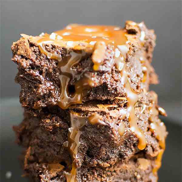 Salted Caramel Chocolate Brownies