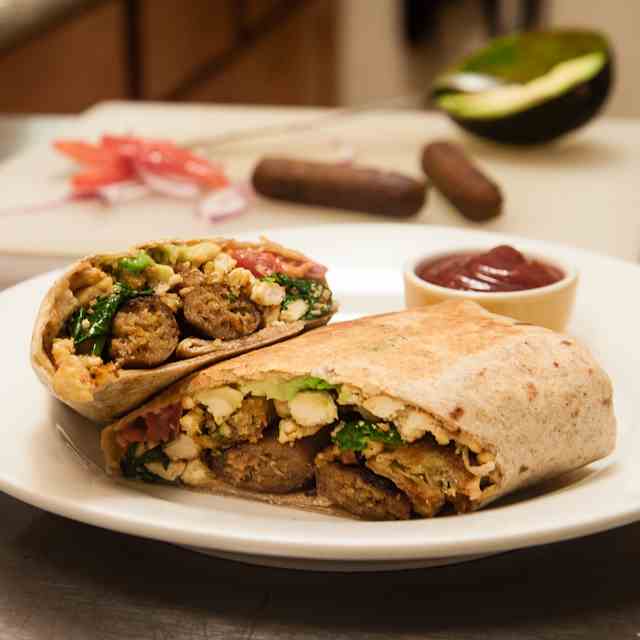 Vegan Munchies Breakfast Burrito