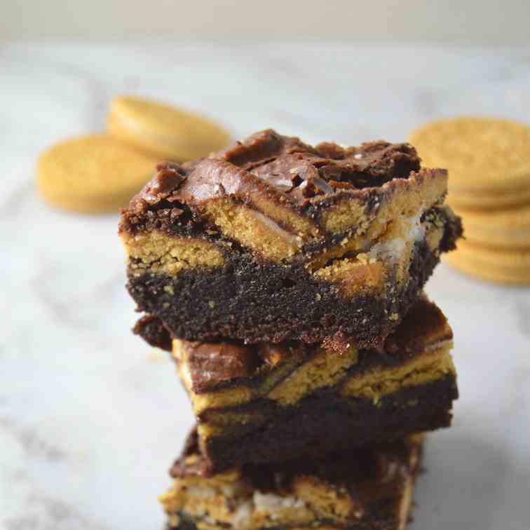 Oreo and Nutella Brownies