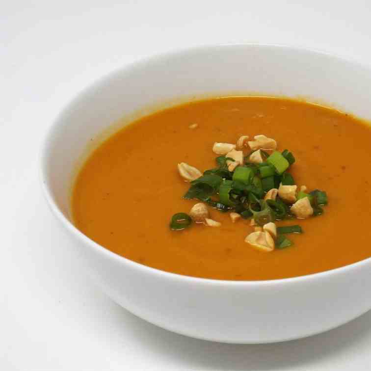 Spicy Sweet Potato and Ginger Soup