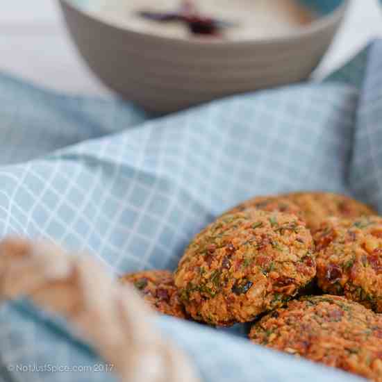 Split Chickpea Fritters