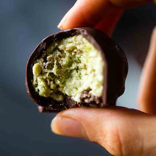 Avocado Cheesecake Truffles