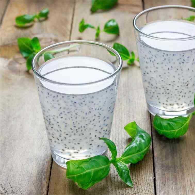 Lime Mint Mojito With Basil Seeds-Pristine