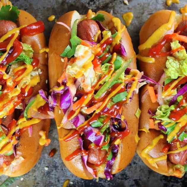 Korean Slaw Dog