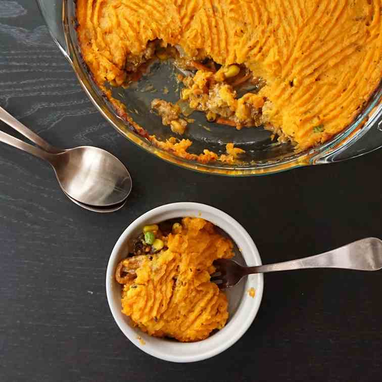 Sweet potato shepherd's pie