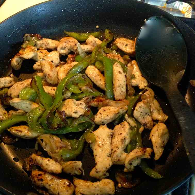 Teriyaki Chicken Fajitas