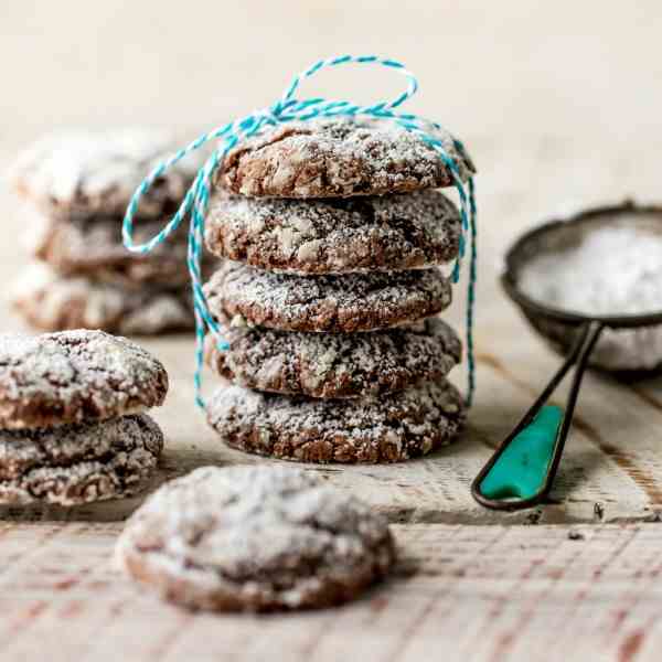 Chocolate Gooey Butter Cake Cookies