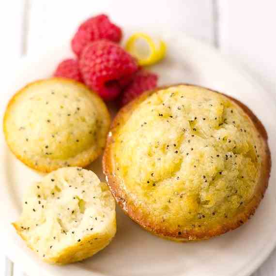 Citrus Glazed Poppy Seed Muffins