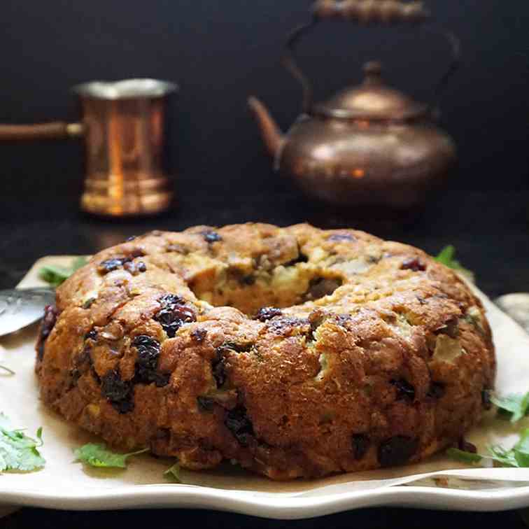 Cranberry sausage cornbread stuffing