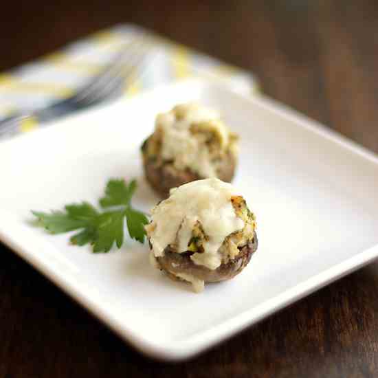 Scrumptious Crab Stuffed Mushrooms