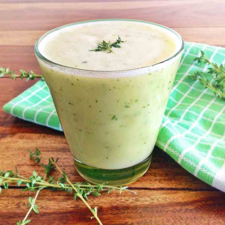 Throat Taming Thyme Smoothie