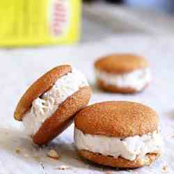 Vanilla-Nilla Wafer Ice Cream Sandwiches