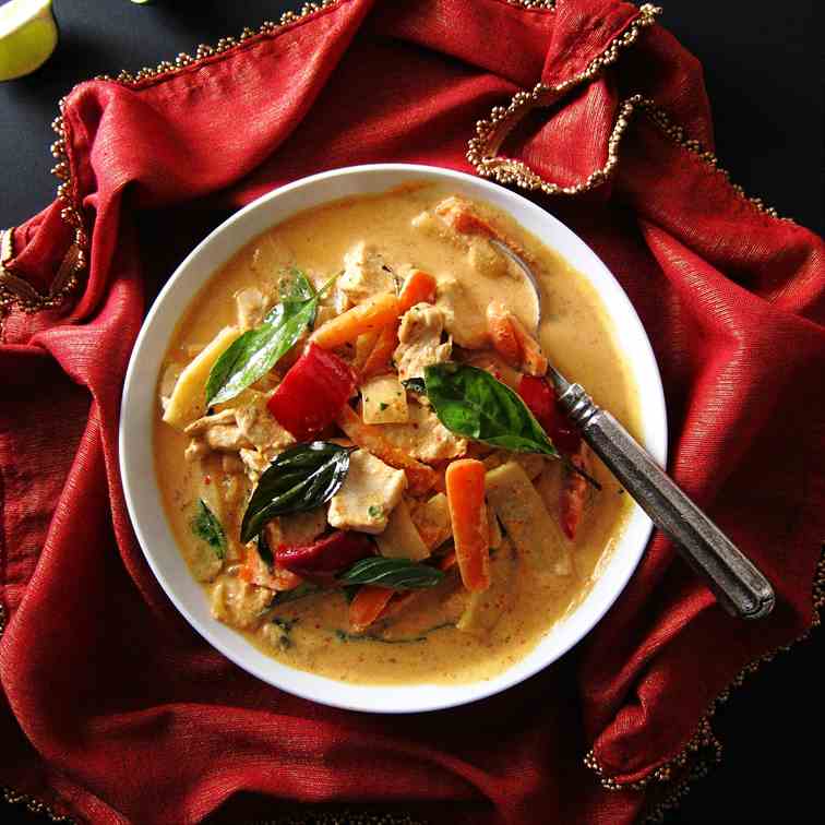 Instant Pot Thai Red Curry with Chicken