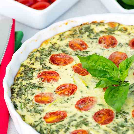 Baked Zoodles Caprese