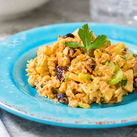 Curry Chickpea Chicken Salad