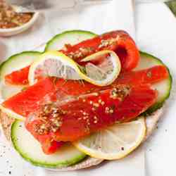 Dill-Cured Wild Alaskan Sockeye Salmon