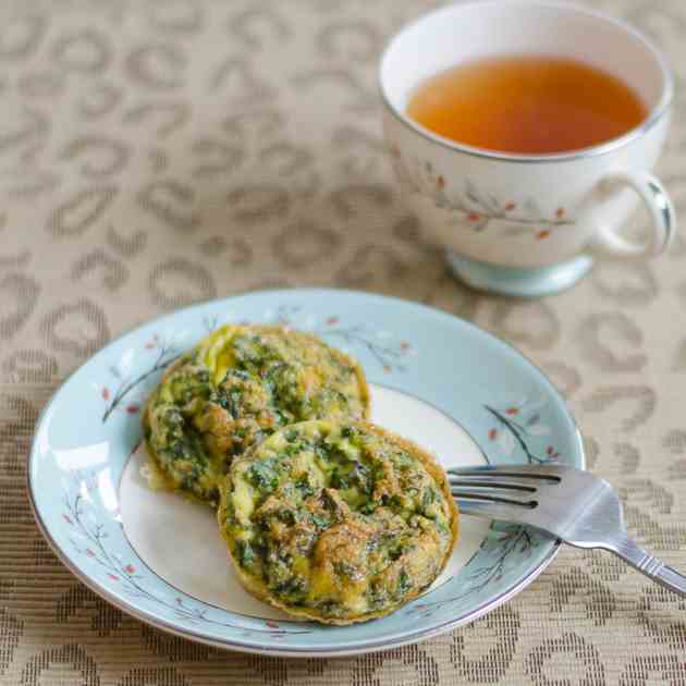 Kale and Chives Egg Muffins