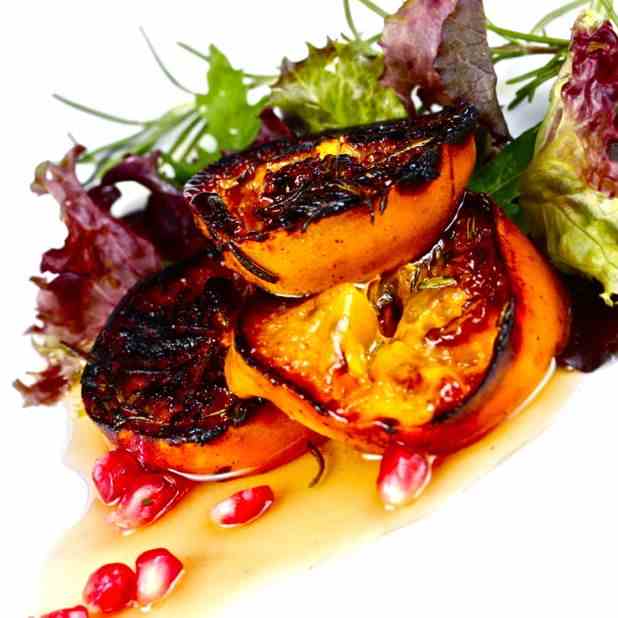 Charred Persimmon Salad 