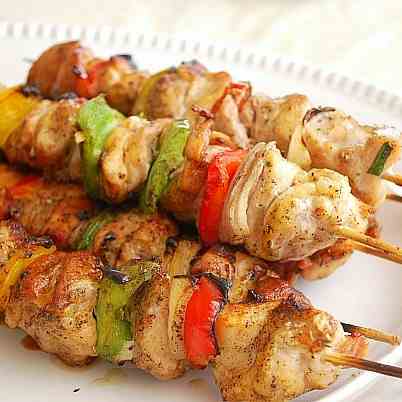 Honey Chicken Kabobs