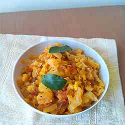 Gobhi With Chana Dal