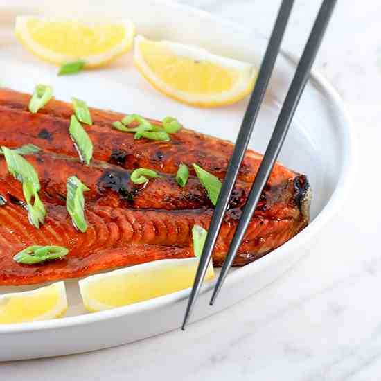 Teriyaki salmon