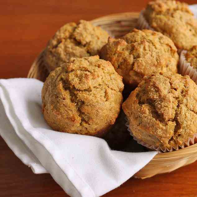 Spiced Sweet Potato Pie Muffins