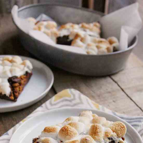 S'mores Brownies from Scratch