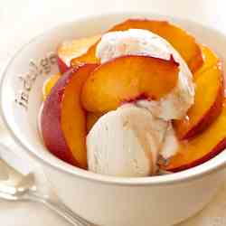 Fresh Peach Topping