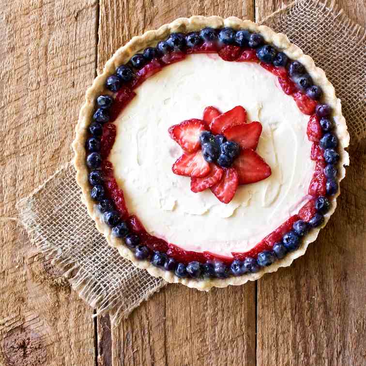 Vanilla Cream Fruit Tart 