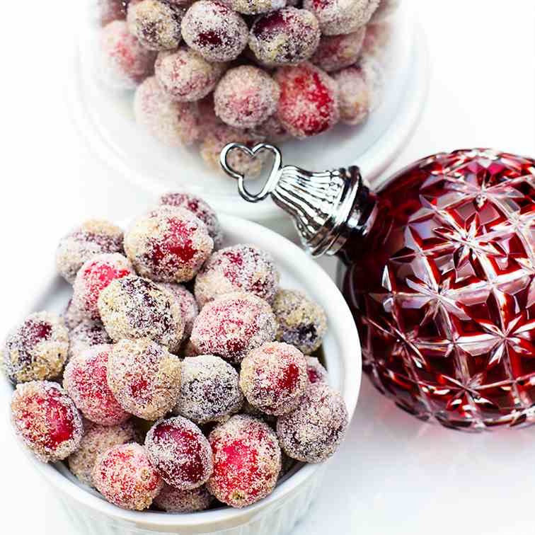 Boozy Sparkling Cranberries